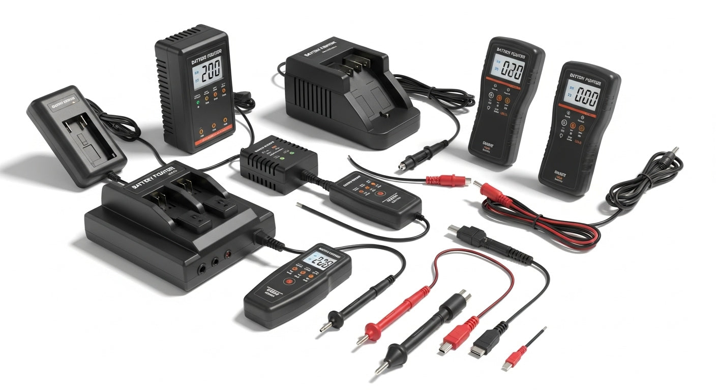 Battery Fighter Chargers, Testers & Accessory Leads