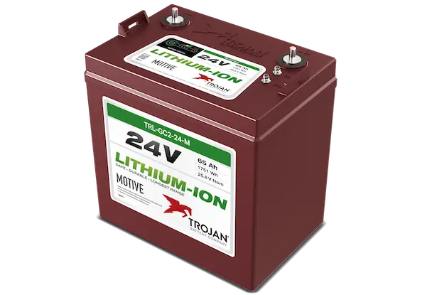 Trojan GC2 24V 65Ah Lithium Deep Cycle Battery: Lightweight, Advanced Power for Modern EVs & Renewable Energy