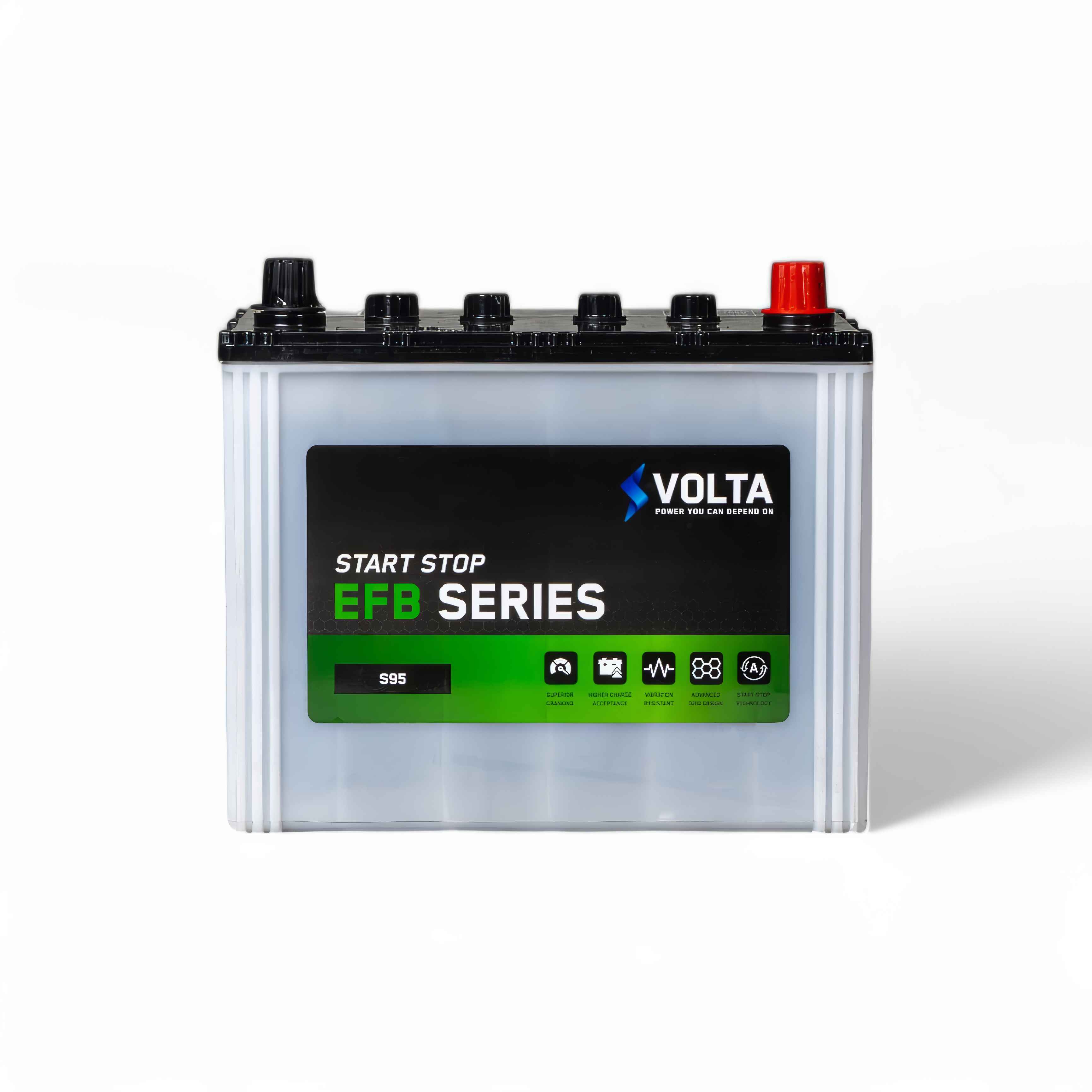 VOLTA S95 750CCA 36 MONTH WARRANTY