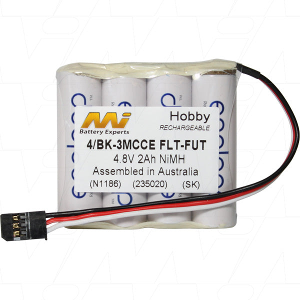 Eneloop 4/BK-3MCCE Pro NiMH 2000mAh RC Battery Pack High-Performance 4.8V Power for Transmitters & Receivers