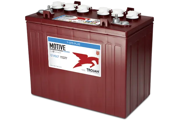 Trojan T-1275PLUS 12V 150AH Deep Cycle Battery - High-Capacity Flooded Lead Acid for Solar, Marine & Industrial Use