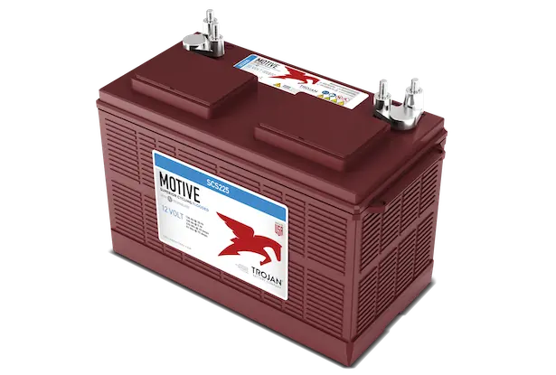 Trojan SCS225 V12 130AH Deep Cycle Battery | 12V 144Ah 100-hr | DWNT Terminals | Marine & Industrial Use