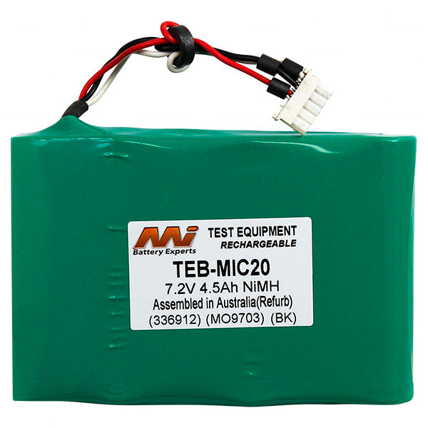 MI Battery Experts TEB-MIC20 7.2V 4.5Ah NiMH Battery Pack - Professional-Grade Power for Industrial & Specialised Equipment
