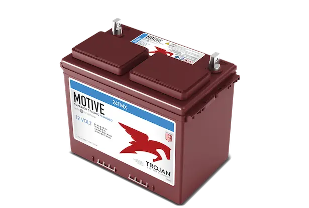 Trojan 24TMX 12V 85AH Deep Cycle Battery - Compact Power for Marine, RV & Off-Grid - WNT Terminals, 21kg