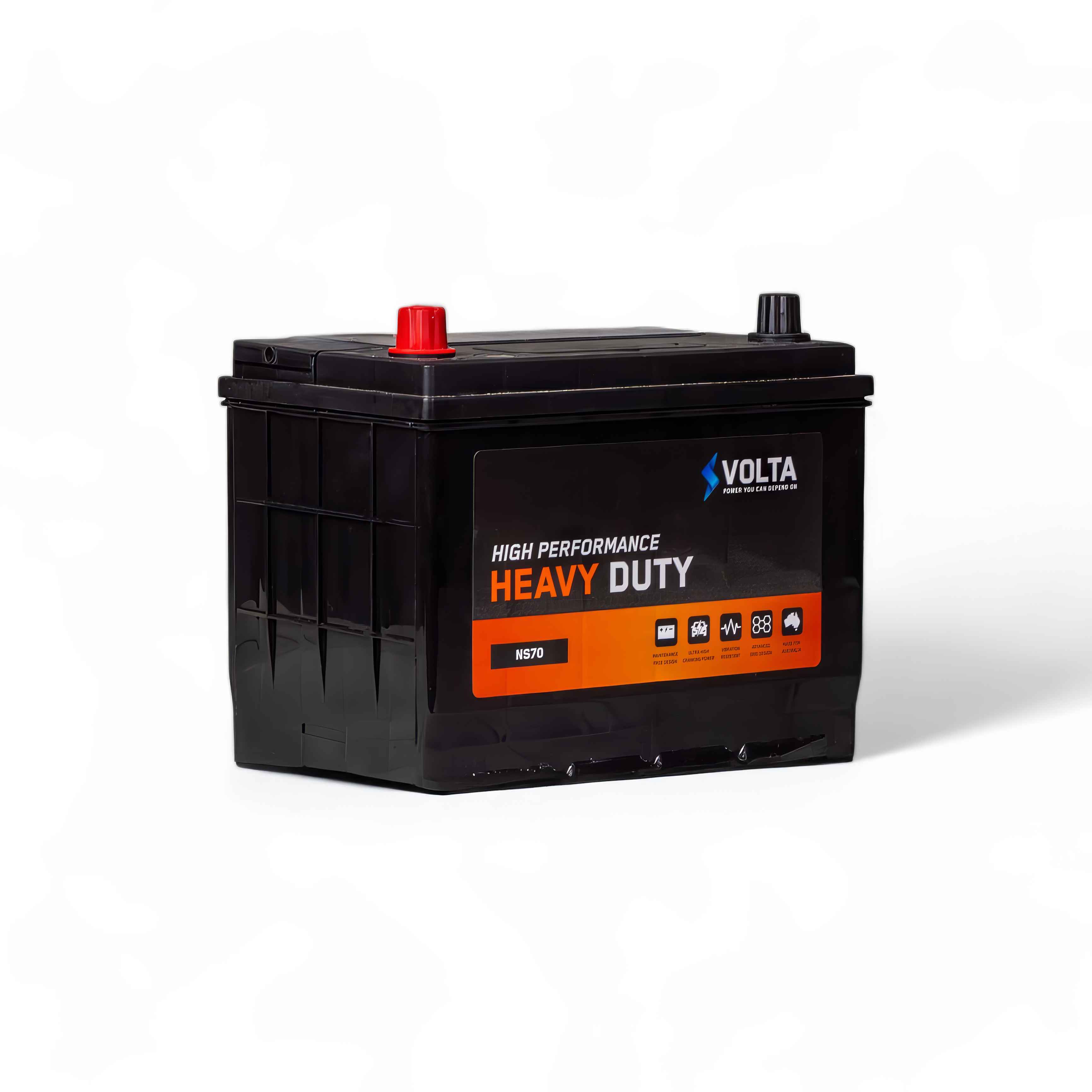 VOLTA NS70 MF 630CCA 36 MONTH WARRANTY