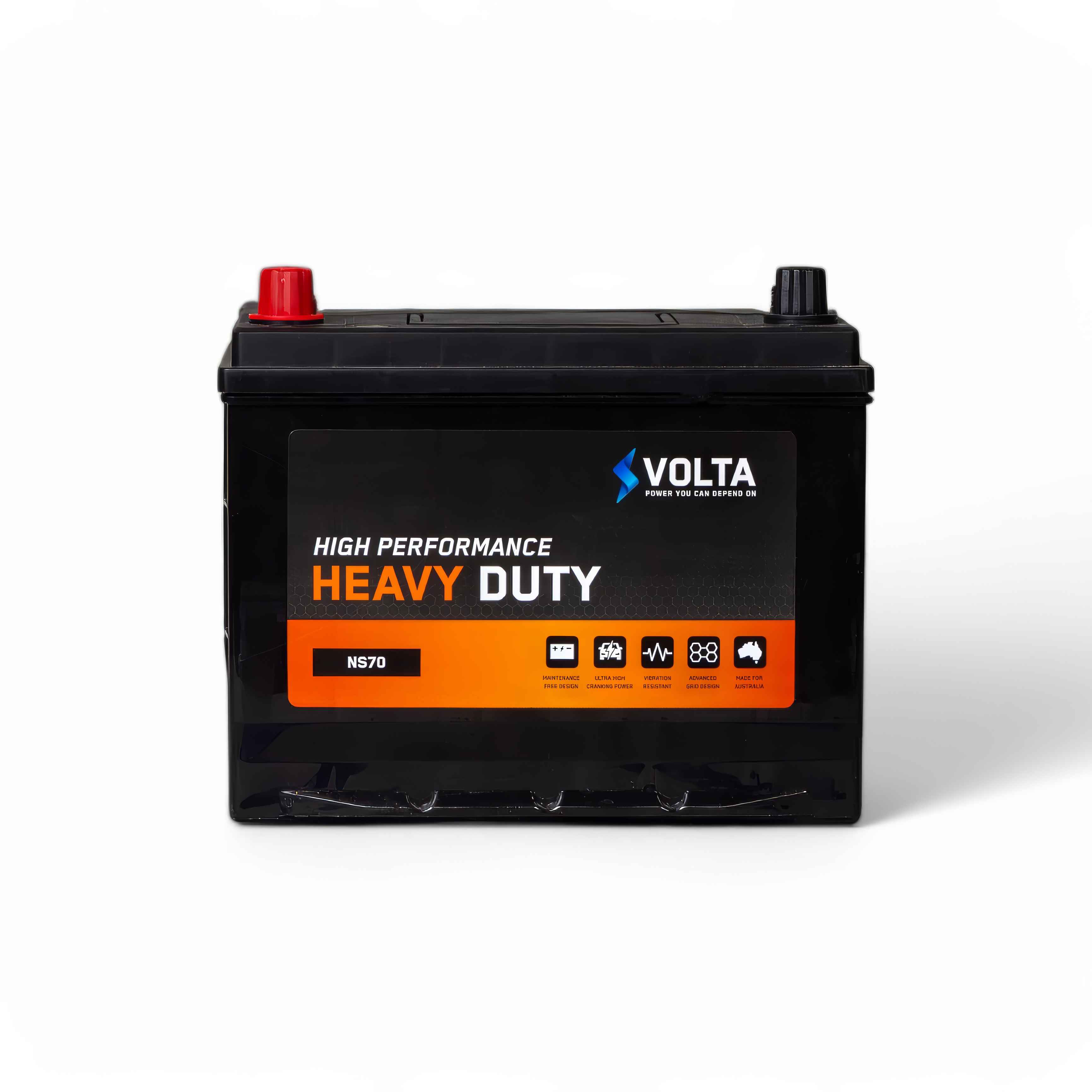 VOLTA NS70 MF 630CCA 36 MONTH WARRANTY