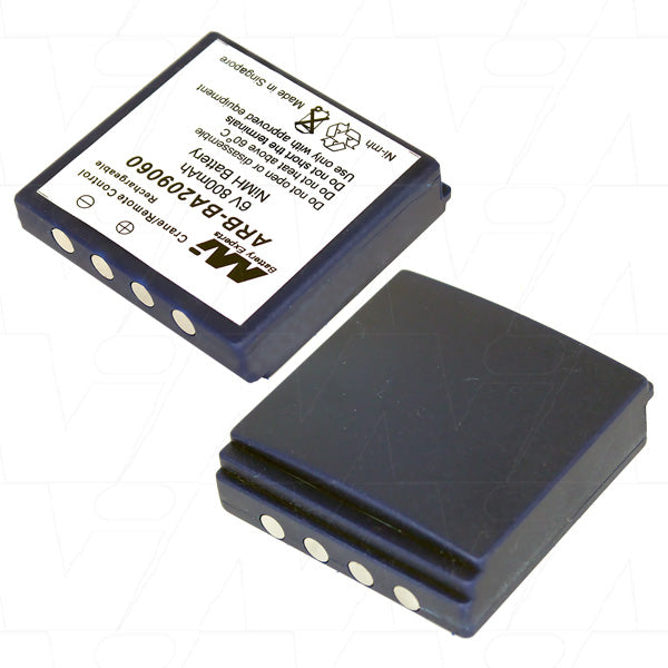 MI Battery Experts 6V 800mAh NiMH Battery Pack ARB-BA209060, Professional Power for Instrumentation & Monitoring