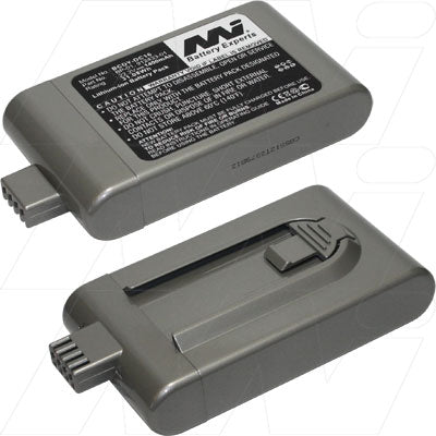 MI Battery Experts BCDY-DC16 21.6V 2.5Ah Li-ion Replacement Battery Pack for Dyson DC16 - 25% Longer Runtime, Pro-Grade Cells