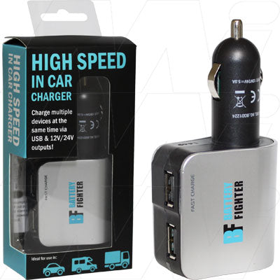 Battery Fighter BDD1224 Professional-Grade Mobile Power Solution - Long-Lasting, Quick-Charging, 12V DC Output for Demanding Applications