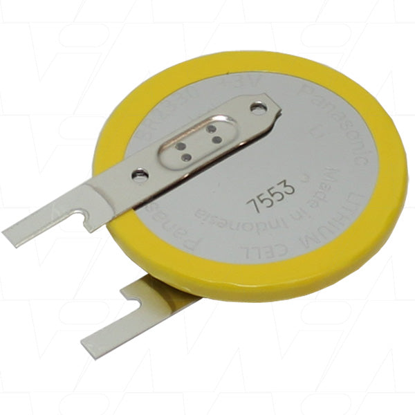 Panasonic BR2330/VCN 3V Lithium Battery Professional-Grade 255mAh Power for Critical Memory Backup & Electronic Devices