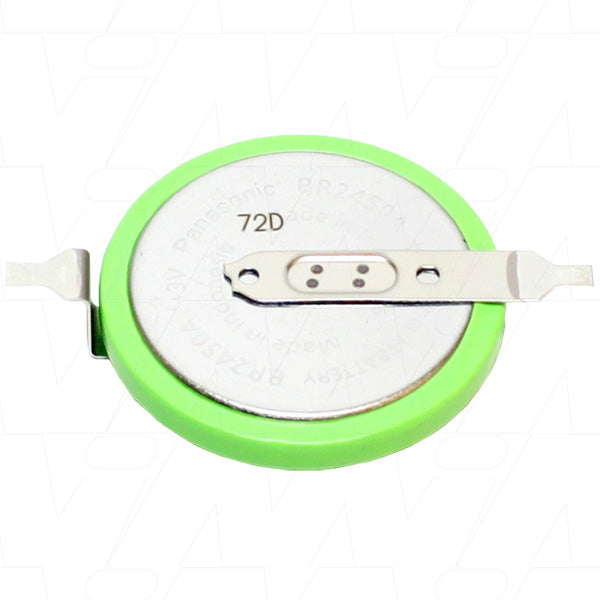 Panasonic BR2450A/FAN Professional 3V Lithium Battery - 550mAh Capacity for Memory Backup & Critical Data Protection