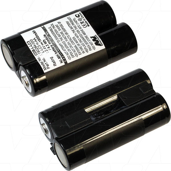 MI Battery Experts CDB-L-LC3 NiMH 2.4V 1.8Ah Battery Pack for Cordless Devices & Computer Peripherals - Professional-Grade Power