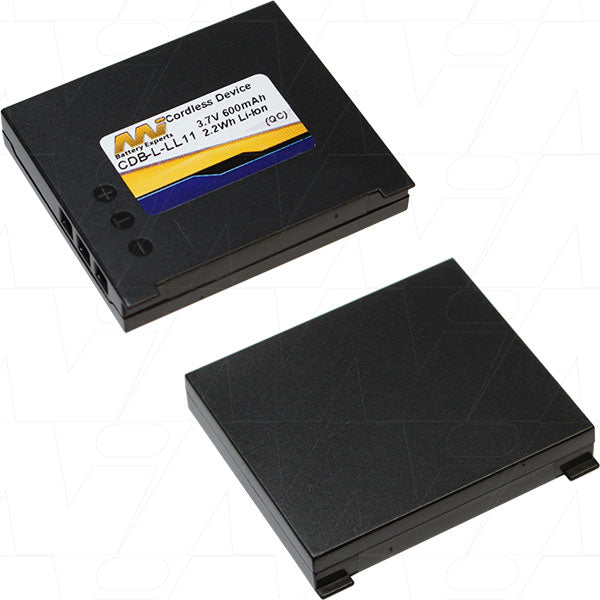 MI Battery Experts CDB-L-LL11 600mAh 3.7V Lithium-Ion Battery for Cordless Devices & Computer Peripherals