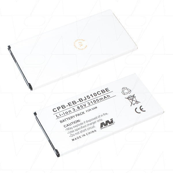MI Battery Experts CPB-EB-BJ510CBE-BP1 3.1Ah Lithium-Ion Replacement Battery - 3.85V, 11.9Wh for High-Demand Mobile Devices