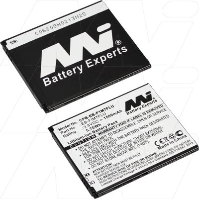 Samsung Galaxy S3 Mini Replacement Battery - 1.5Ah Lithium-Ion, 3.8V, 29g Ultra-Light, Professional-Grade Power