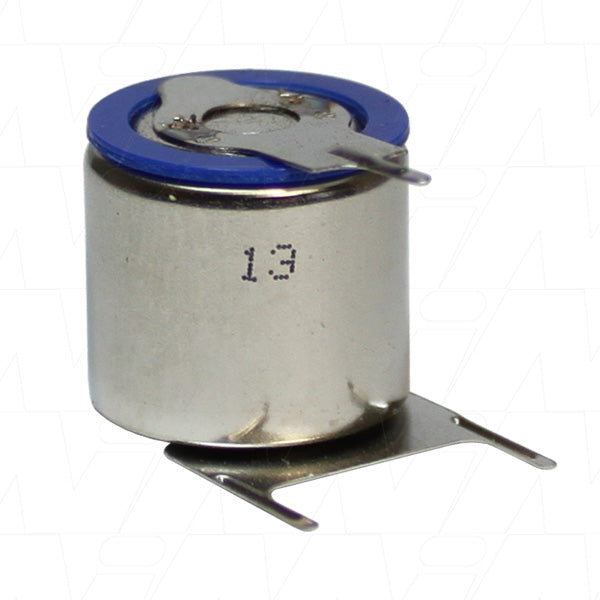 FDK CR1/3N-FT1 3V Lithium Battery - Professional Memory Backup Power, 160mAh Capacity, Compact 11.6x10.8mm Size