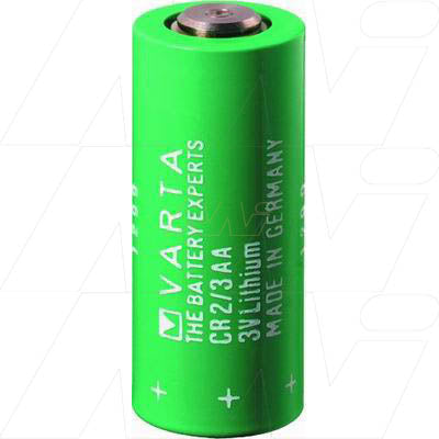 Varta CR2/3AA 3V Lithium Battery Professional-Grade Memory Backup Power for Industrial & Medical Devices - 1.35Ah, 4.0Wh