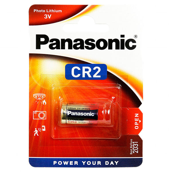 Panasonic CR2-BP1 3V 850mAh Lithium Photo Battery - Professional-Grade Performance for High-End Cameras & Light Meters
