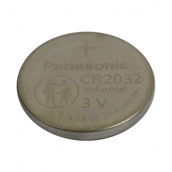 Panasonic CR2032/BN 3V Lithium Coin Cell Battery - 225mAh, 20mm x 3.2mm for Key Fobs, Fitness Trackers & Devices