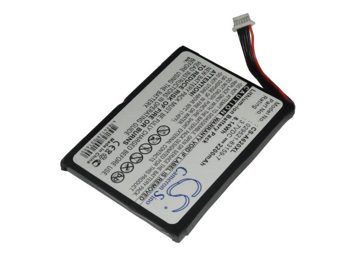 2200mAh Replacement Battery for MyGuide 5500 & Asus Mypal A620 A620BT PDA - 3.7V Li-ion - Extended Life
