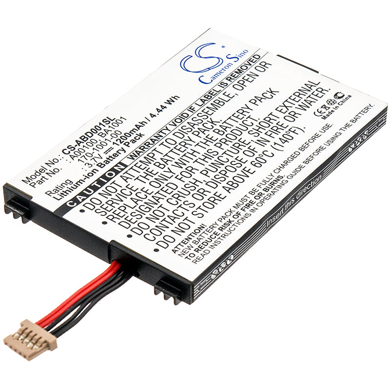 Amazon Kindle D00111 E-reader Battery - 1200mAh Replacement - 3.7V Li-ion - A00100 BA1001
