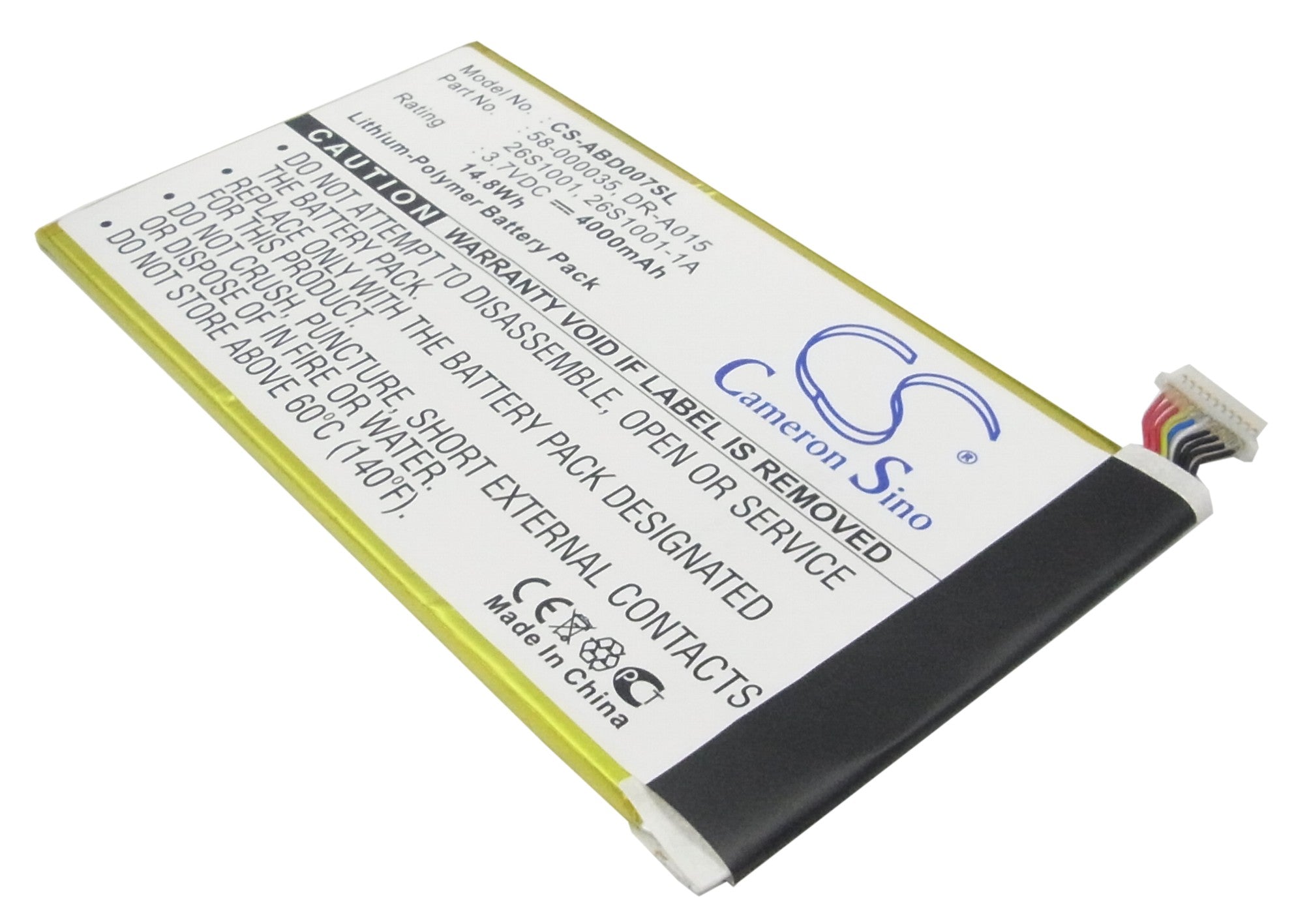 4000mAh Replacement Battery for Kindle Fire HD 7 (2013) KC2 KC2-D Tablet - 3.7V Li-Polymer