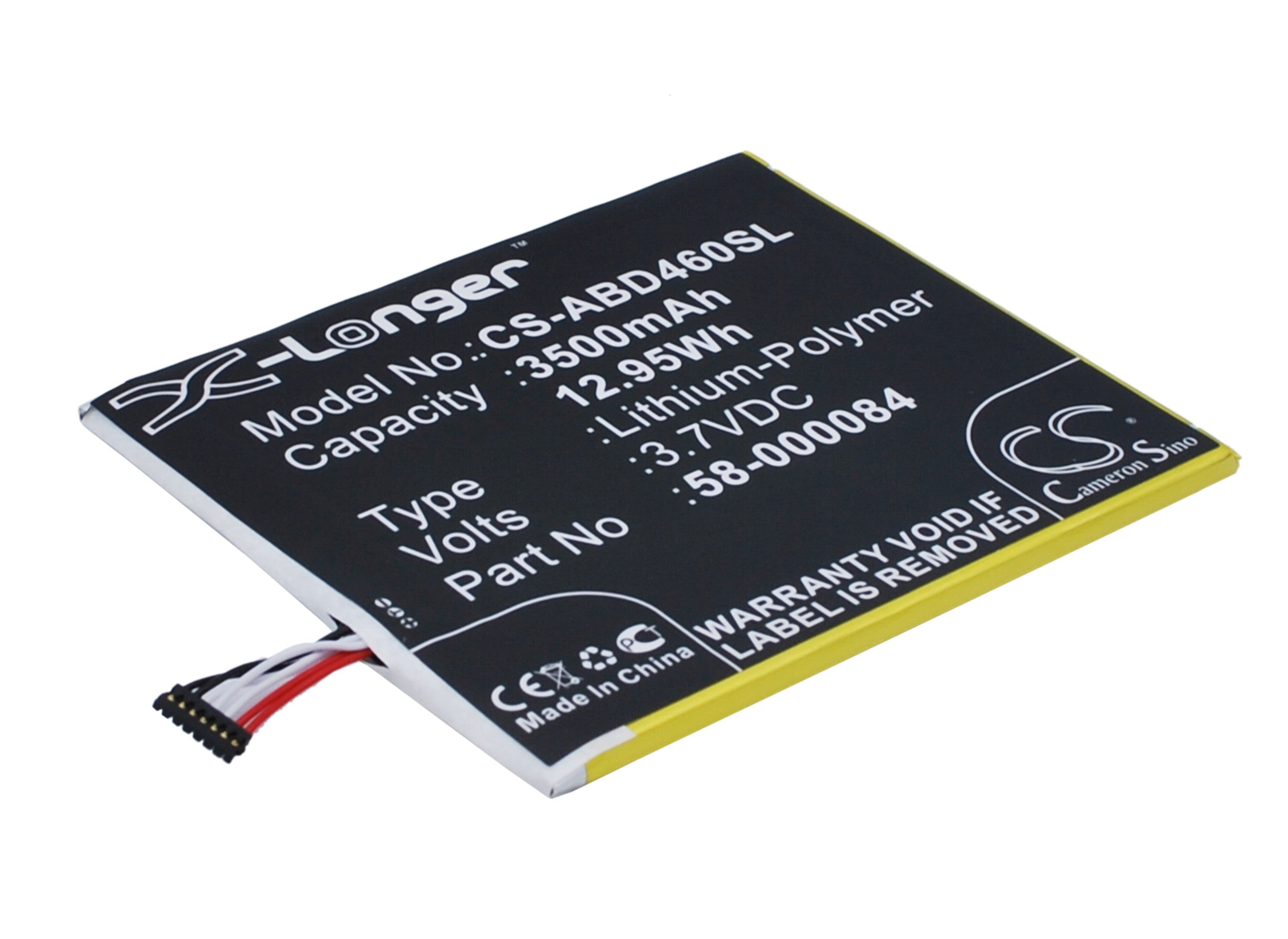 3500mAh Replacement Battery for Amazon Kindle Fire HD 7 SQ46CW - High Capacity Li-Polymer - 3.7V 12.95Wh