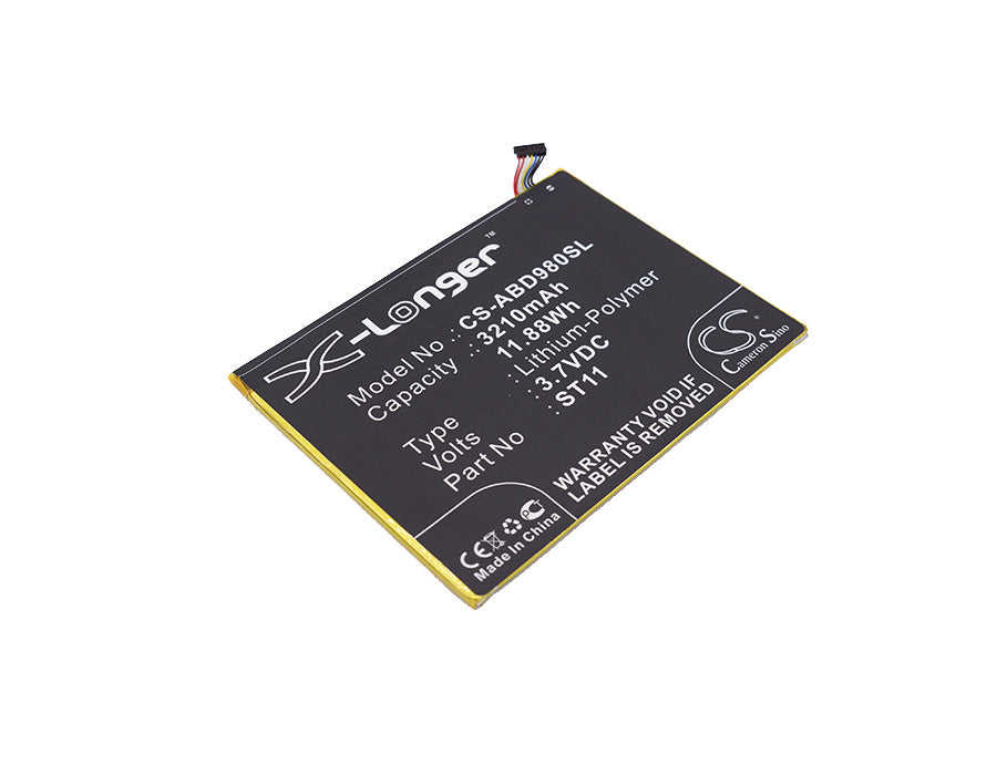 3210mAh Replacement Battery for Amazon Kindle Fire HD 8 (5th Gen, SG98EG) Tablet - ST11, 58-000127