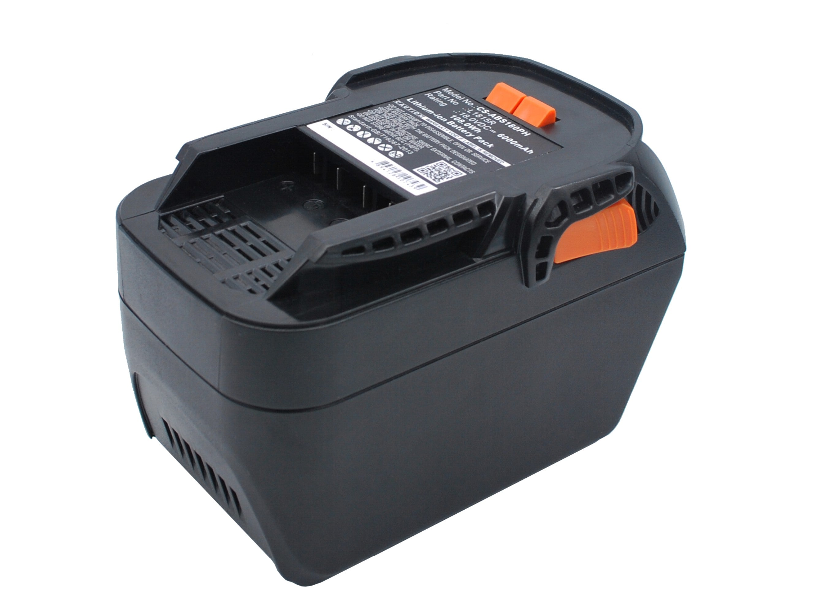 18V 6.0Ah Lithium-Ion Replacement Battery for AEG 18V Cordless Drills, Saws, and Impact Drivers - High Capacity