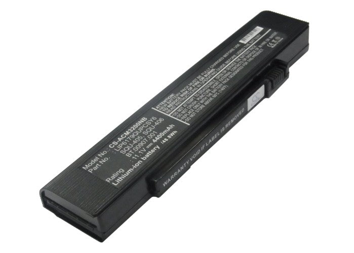 4400mAh Battery for Acer TravelMate 3200 Laptop - 11.1V Li-ion, High Capacity Replacement Power Pack
