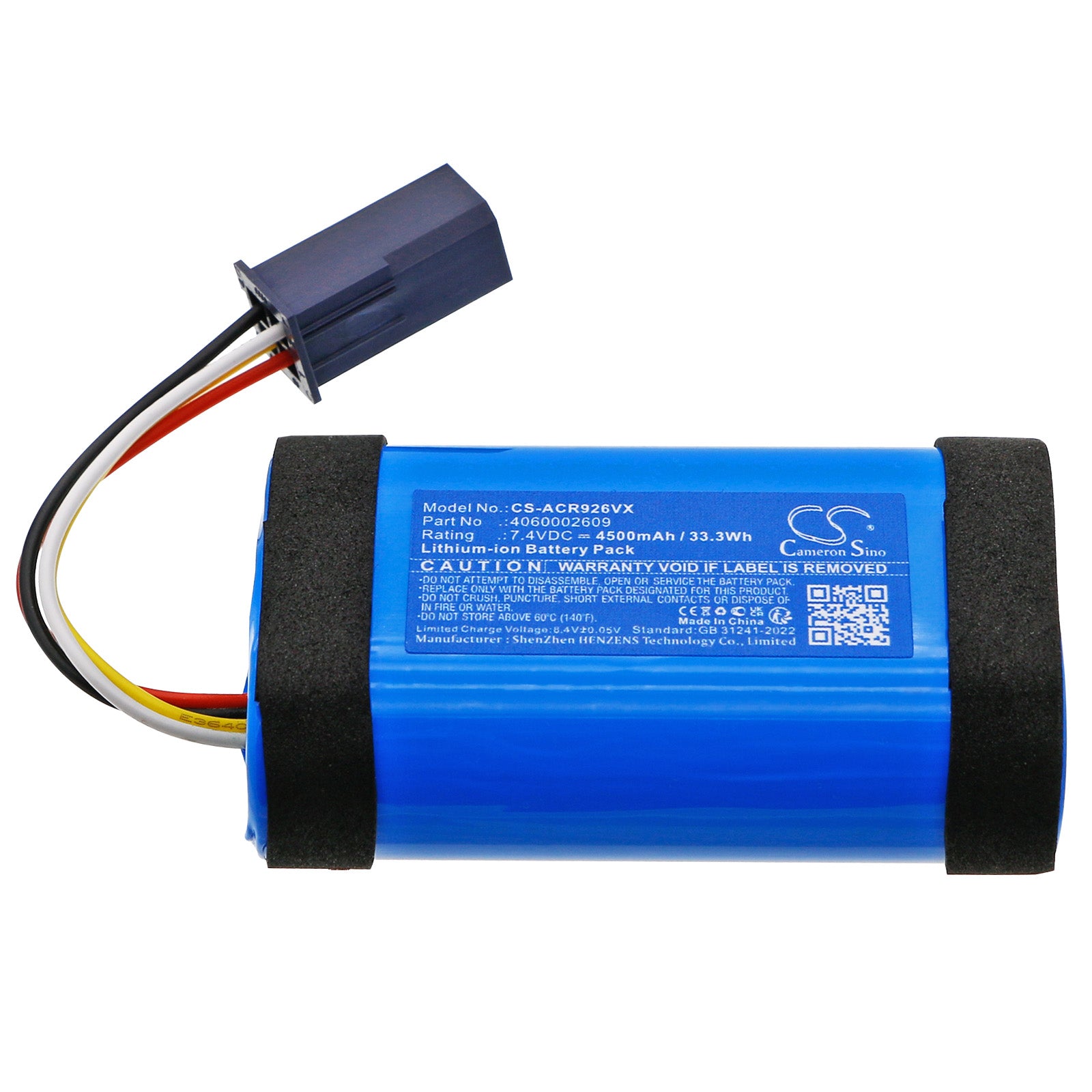 4500mAh Replacement Battery for Electrolux PI92-6DGM & RX9 Robot Vacuum, 7.4V Li-ion, 33.3Wh