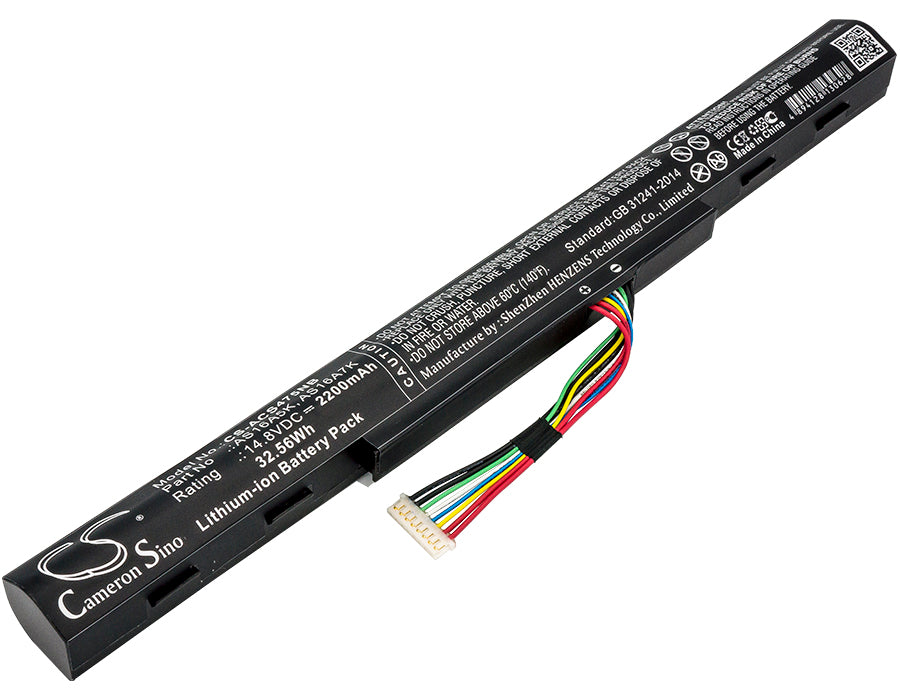 14.8V 32.56Wh Replacement Laptop Battery for Acer Aspire E5 & TravelMate P259 Series - 2200mAh Lithium-Ion