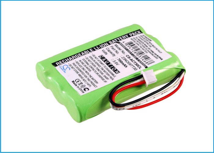 700mAh Ni-MH Battery for AGFEO DECT 30 & C45 Cordless Phones - 3.6V Replacement Battery, Fits Tiptel, Kirk, Auerswald, Elmeg