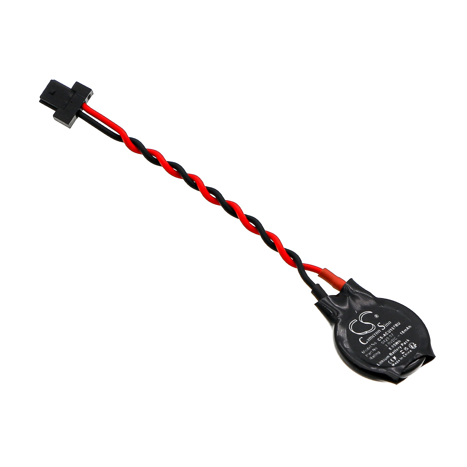 Acer Aspire 5570 CMOS Battery - BIOS Memory Backup - 3V Lithium Coin Cell, 16x12.8x2.8mm, Replaces 0420.07