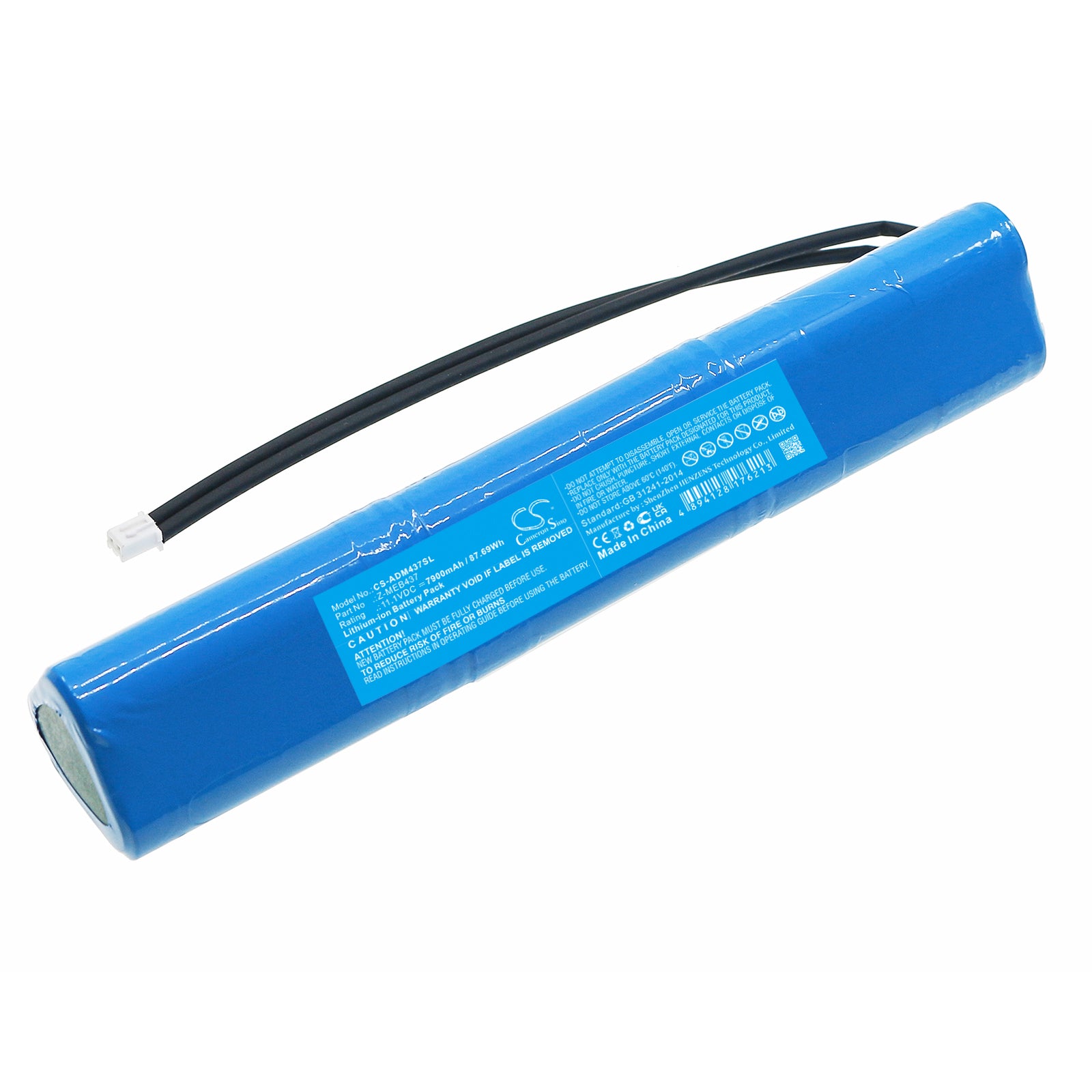 7900mAh Replacement Battery for American DJ Mega Go Bar 50 RGBA Lighting - 11.1V 87.69Wh Li-ion