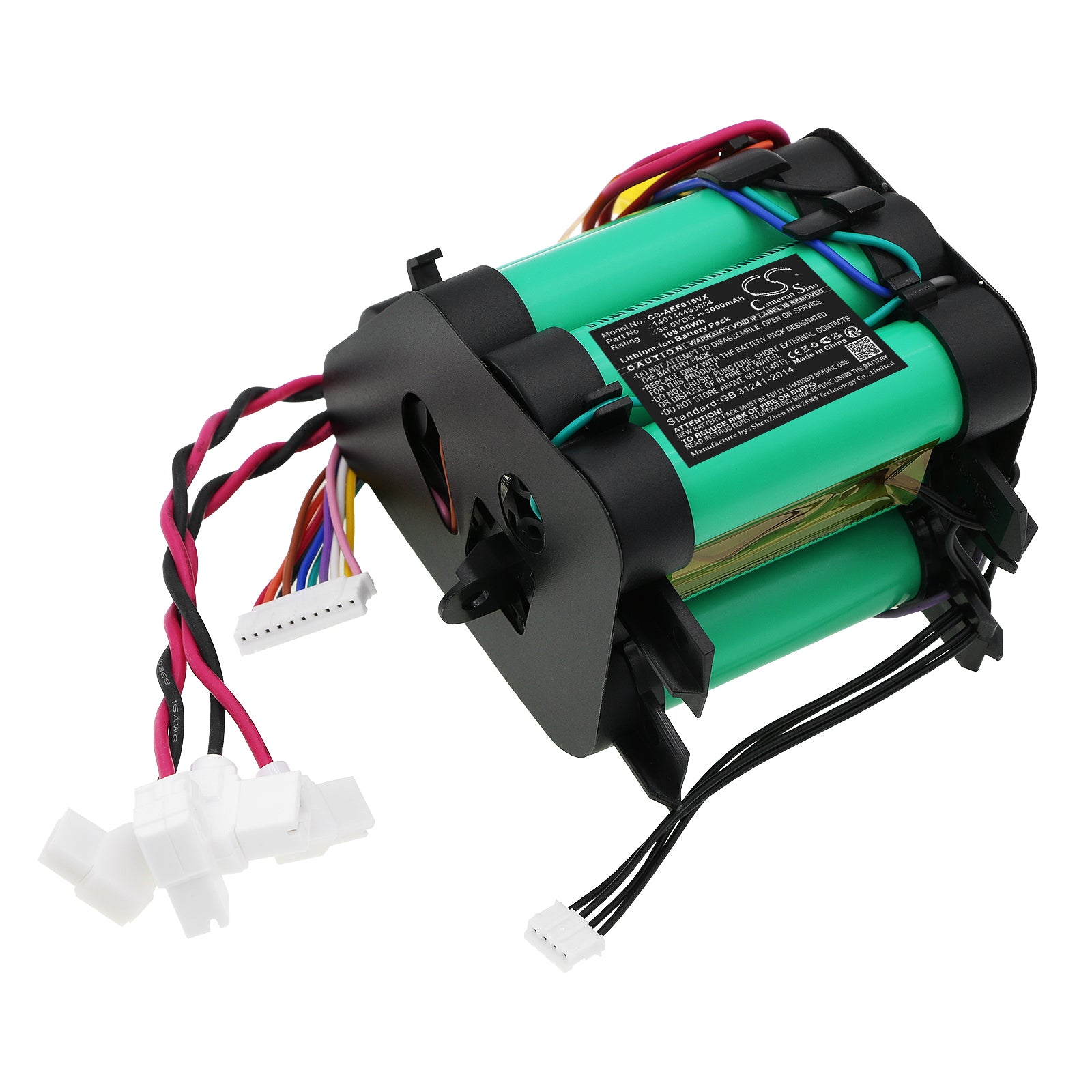 3000mAh 36V Li-ion Replacement Battery for AEG FX9, Electrolux Pure F9 & FlexLift PF9 Vacuum Cleaner