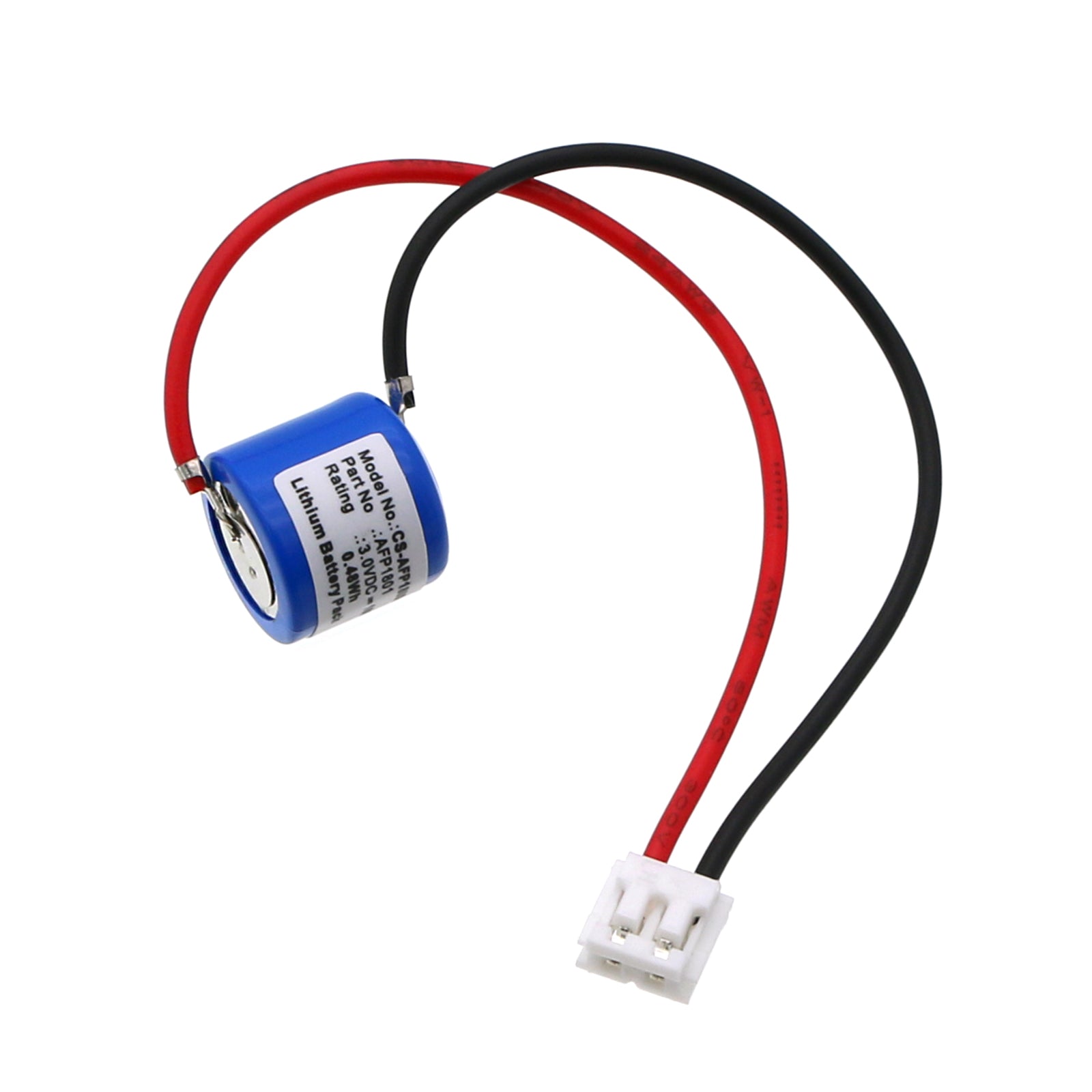 FP1 PLC Battery Replacement for Panasonic FP1-C24, FP1-C56, AFP1801 - CR1/3N Lithium 3V 480mAh