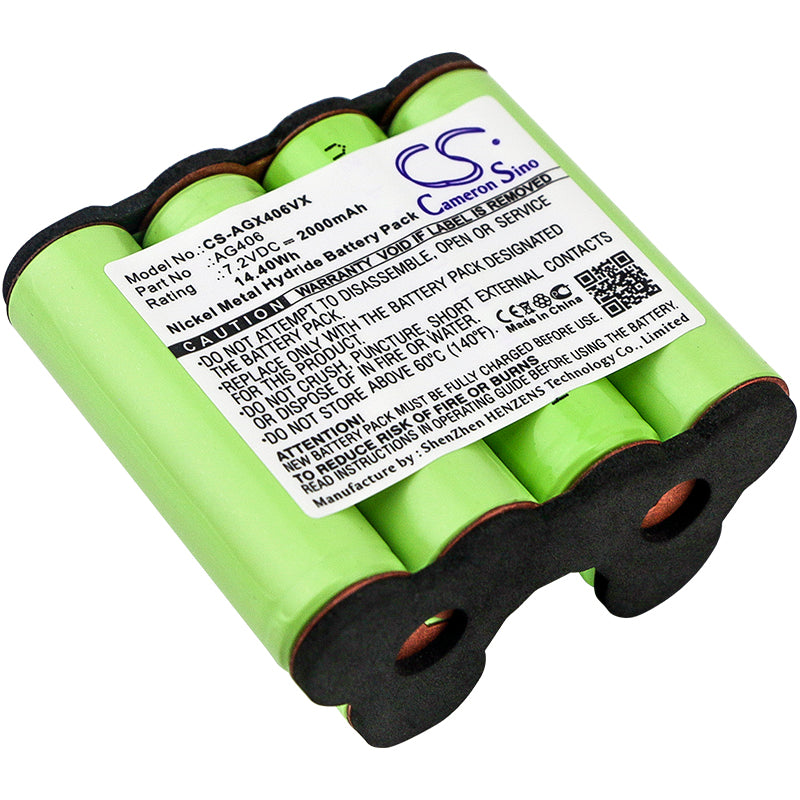 2000mAh 7.2V Ni-MH Battery Pack for AEG ZB4106WD Rapido Vacuum, FM72 Wet/Dry Cleaner Replacement