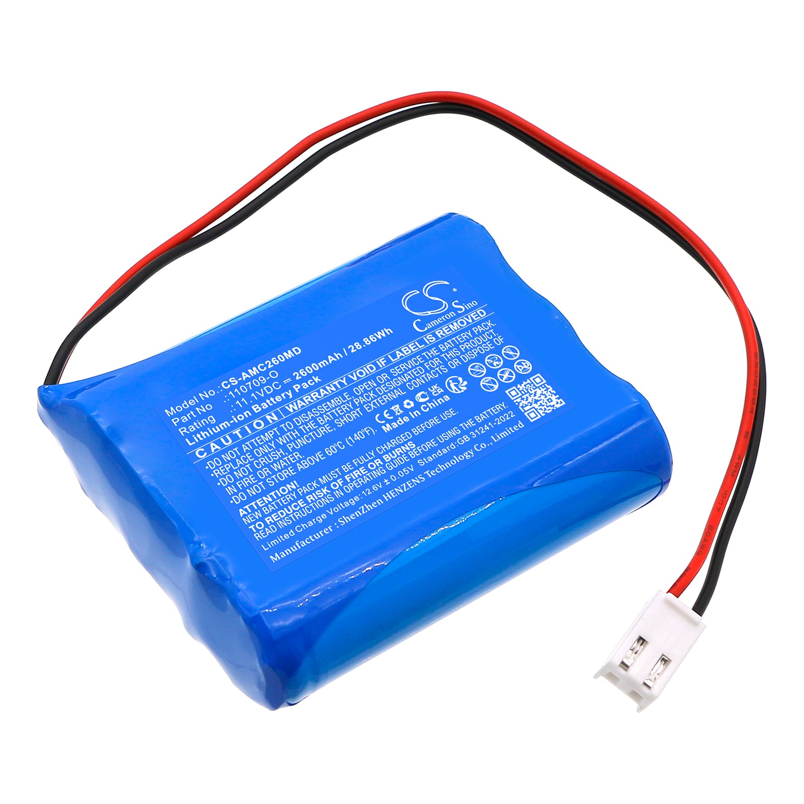Atoms Replacement Battery for Medap Venta Multi Care 26 & Carry Care 26 - 2600mAh 11.1V Li-ion