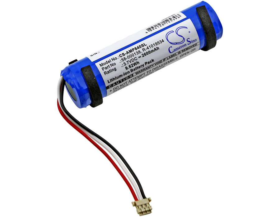 2600mAh Replacement Battery for Amazon Tap Speaker (PW3840, PW3840KL) - 3.7V Li-ion Rechargeable