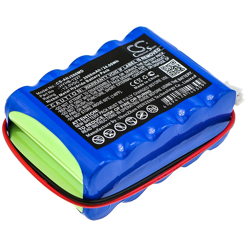 12V 2000mAh Ni-MH Replacement Battery for Angel AJ5800, AJ5811 Medical Devices & HYHB-1227