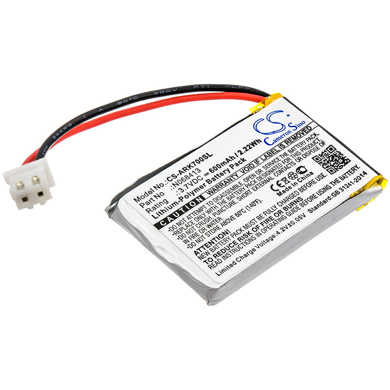 Atrack AK7 GPS Tracker Replacement Battery - 600mAh 3.7V Li-Polymer Navigator Module