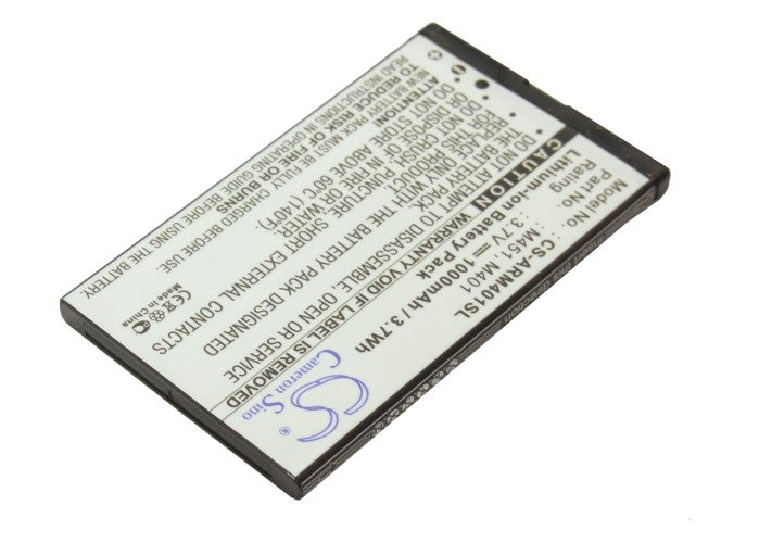 1000mAh 3.7V Li-ion Replacement Battery for Auro M401, Myphone 8920 & 9005 Smartphones