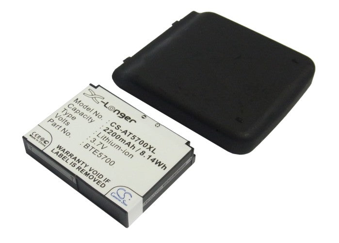 AT&T SMT5700 Smartphone Battery - 2200mAh 3.7V Li-ion Replacement BTE5700 - Enhanced Performance
