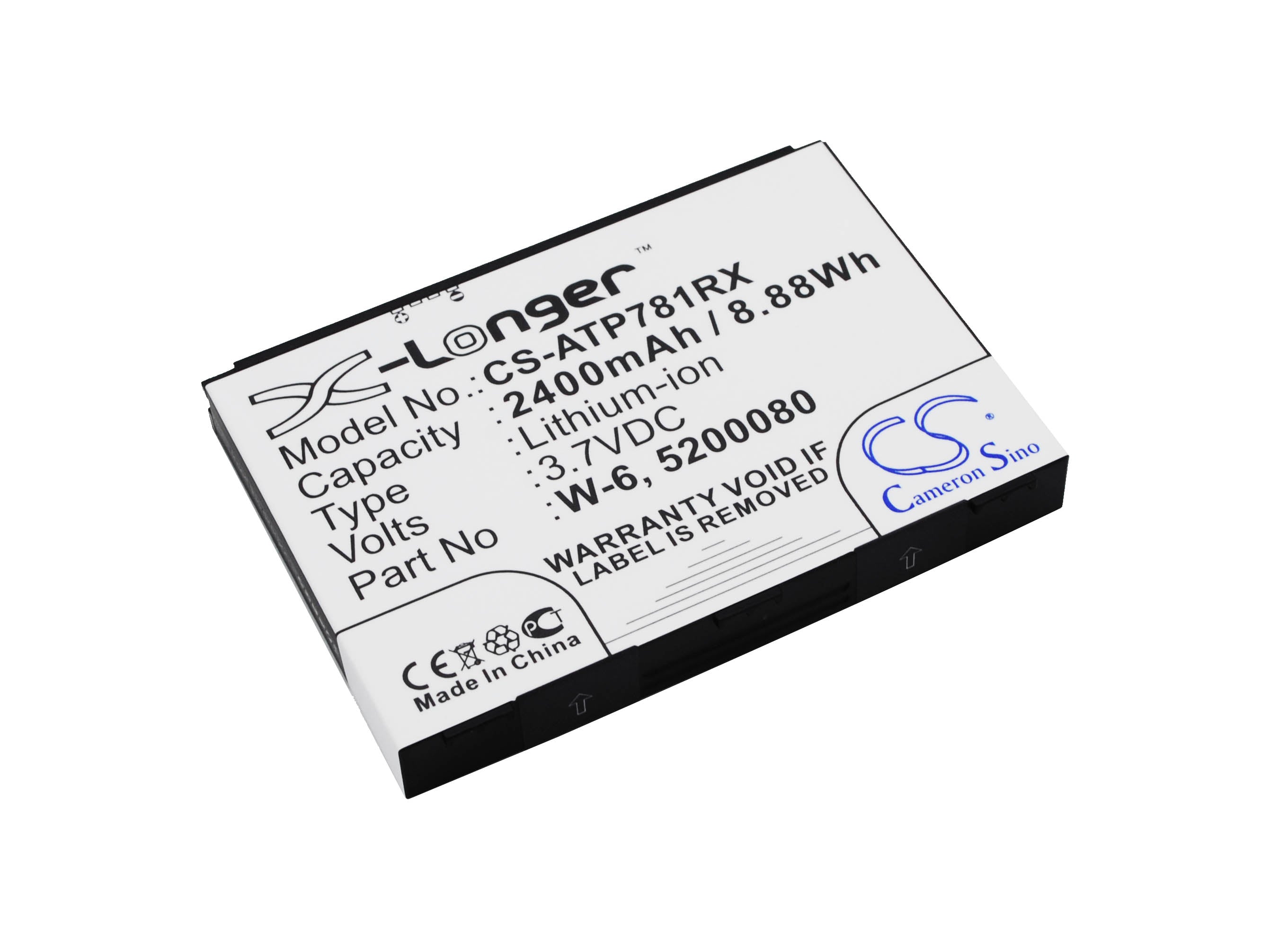 2400mAh Replacement Battery for AT&T Unite Pro 781S & NETGEAR Around Town 4G LTE Hotspot