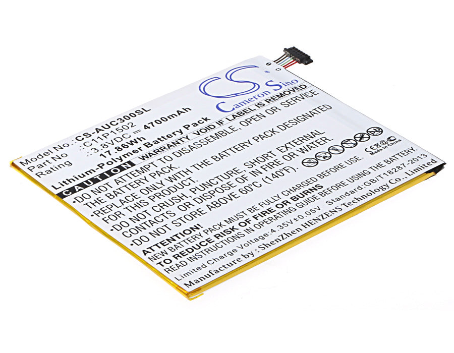 4700mAh Battery Replacement for Asus ZenPad 10 Z300C Z300CXG Z300CG ZD300M Tablet - C11P1502 & C11P1517