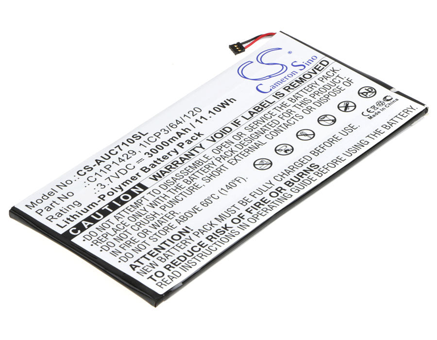 3000mAh Replacement Battery for Asus Zenpad C7.0 Z710C & Z170 Series Tablets - 3.7V Li-Polymer
