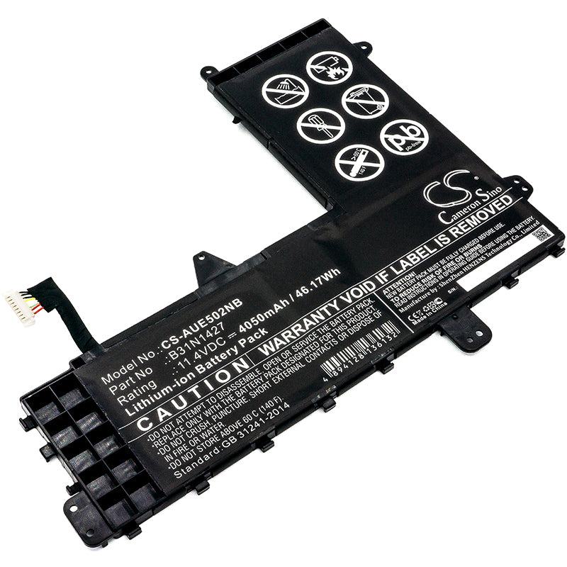 4050mAh Laptop Battery for Asus E502M E502MA EeeBook E502MA - 11.4V 46.17Wh Li-ion Replacement