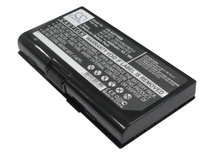 4400mAh Laptop Battery for Asus F70 G71 G72 M70 N70 N90 X71 X72 Series - 14.8V Li-ion Replacement
