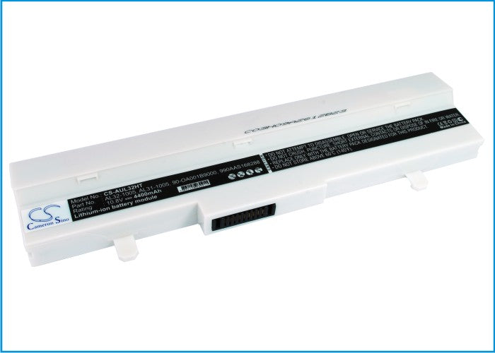 4400mAh Laptop Battery for Asus Eee PC 1005HA Series - 10.8V Li-ion Replacement